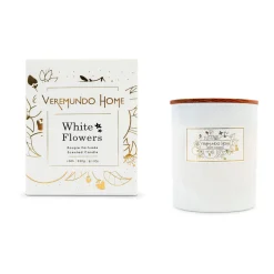 White Flower Candle 230g