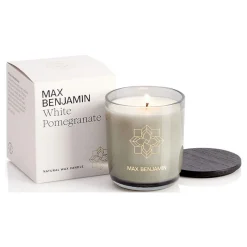 Online MAX BENJAMIN White Pomegranate Luxury Candle & Lid