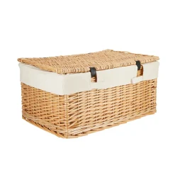 Wicker 22 Inch Hamper Basket
