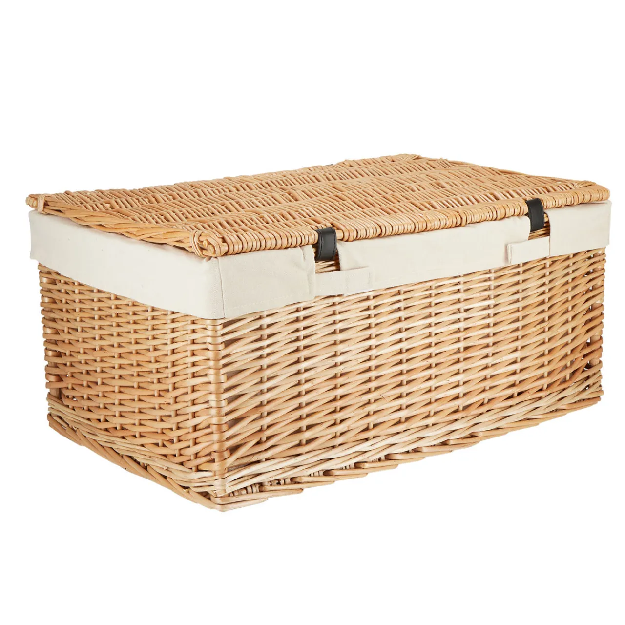 Best BROWN THOMAS Wicker 24 Inch Hamper Basket