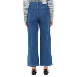 New WHISTLES Wide Leg Cropped Jean