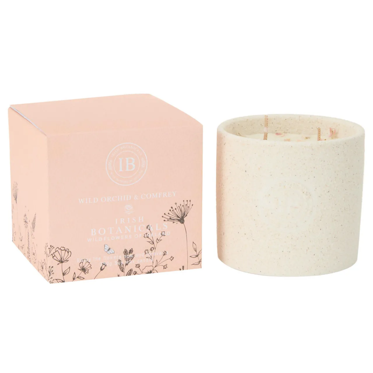 Fashion IRISH BOTANICALS Wild Orchid & Comfrey Scented Candle 350g