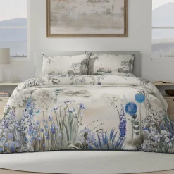 Willow and Blossom Duvet Set Blue