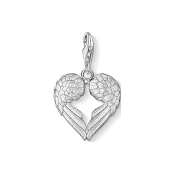 Winged Heart Charm Pendant