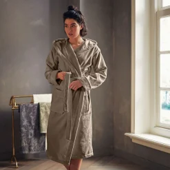 Women's Smooth Bathrobe Sand