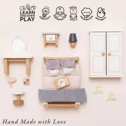 Wooden Master Bedroom 19-Piece Set