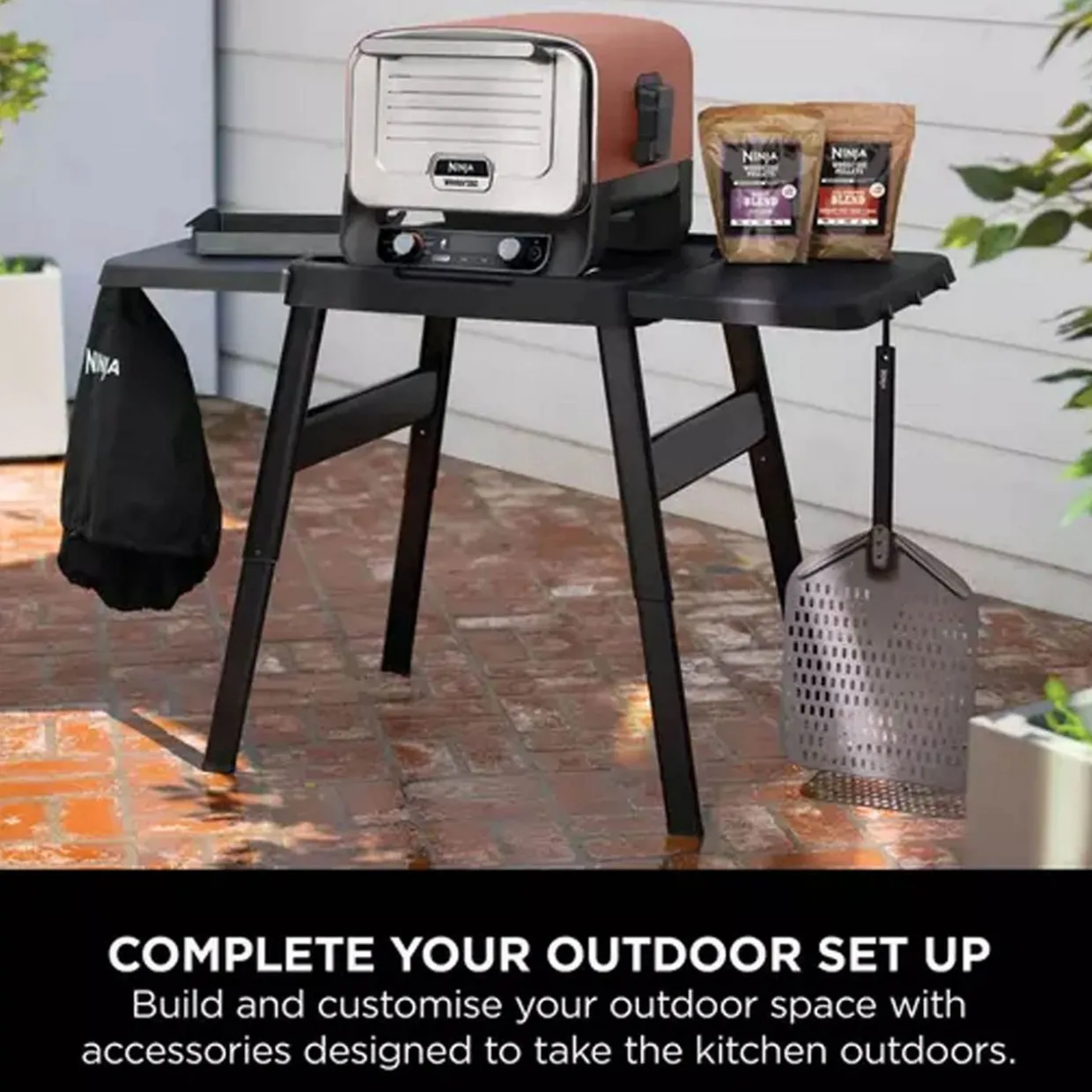 Woodfire Adjustable Stand & Side Table