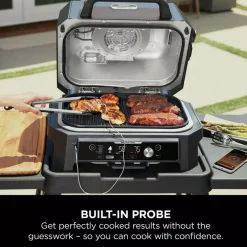 Hot NINJA Woodfire Pro Connect XL Electric BBQ Grill & Smoker