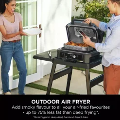 Hot NINJA Woodfire Pro Connect XL Electric BBQ Grill & Smoker
