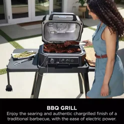 Clearance NINJA Woodfire Pro XL Electric BBQ Grill & Smoker with Smart Cook