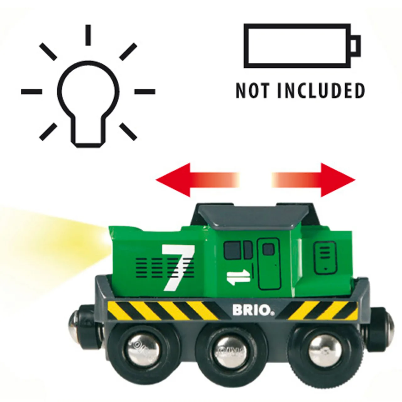 Fashion BRIO World: Freight Battery Engine Train