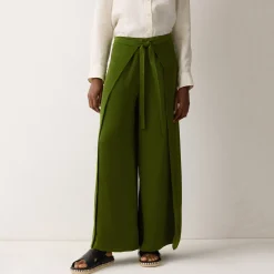 Discount JIGSAW Wrap Palazzo Wide Leg Trousers