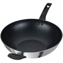 9x Tougher Stainless Steel Stir-fry Pan 30cm