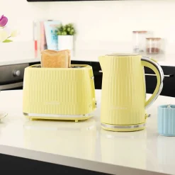 Yellow Eden 2 Slice Toaster