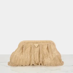 Hot GUESS Zaline Mesh Rhinestone Clutch