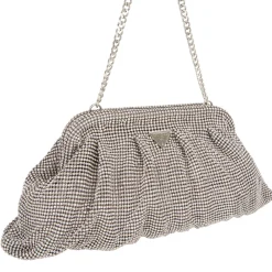 Zaline Mesh Rhinestone Clutch