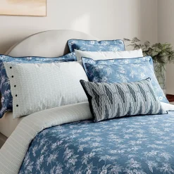 Zayda Duvet Set Chambray Blue