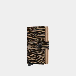 Zebra Leather Mini Wallet