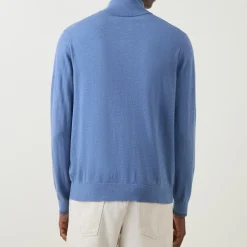 Zebra Logo Half-Zip Sweater