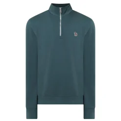 Zebra Logo Half-Zip Sweatshirt