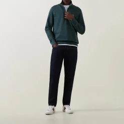 Zebra Logo Half-Zip Sweatshirt