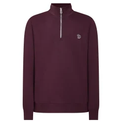Fashion PS PAUL SMITH Zebra Logo Half-Zip Sweatshirt