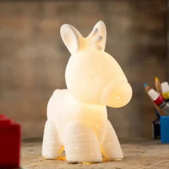 Clearance BELLEEK Zebra Luminaire