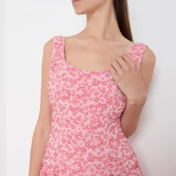 Zinnia Floral Flared Dress