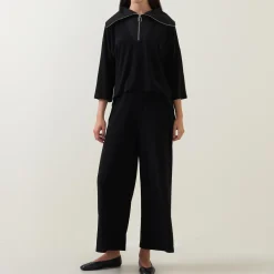 Sale JOSEPH RIBKOFF Zip-Detail Wide Leg Jumpsuit