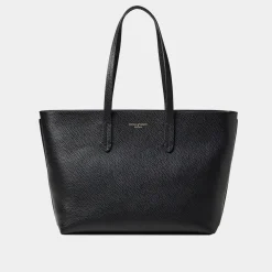 Zipped East West Tote Bag