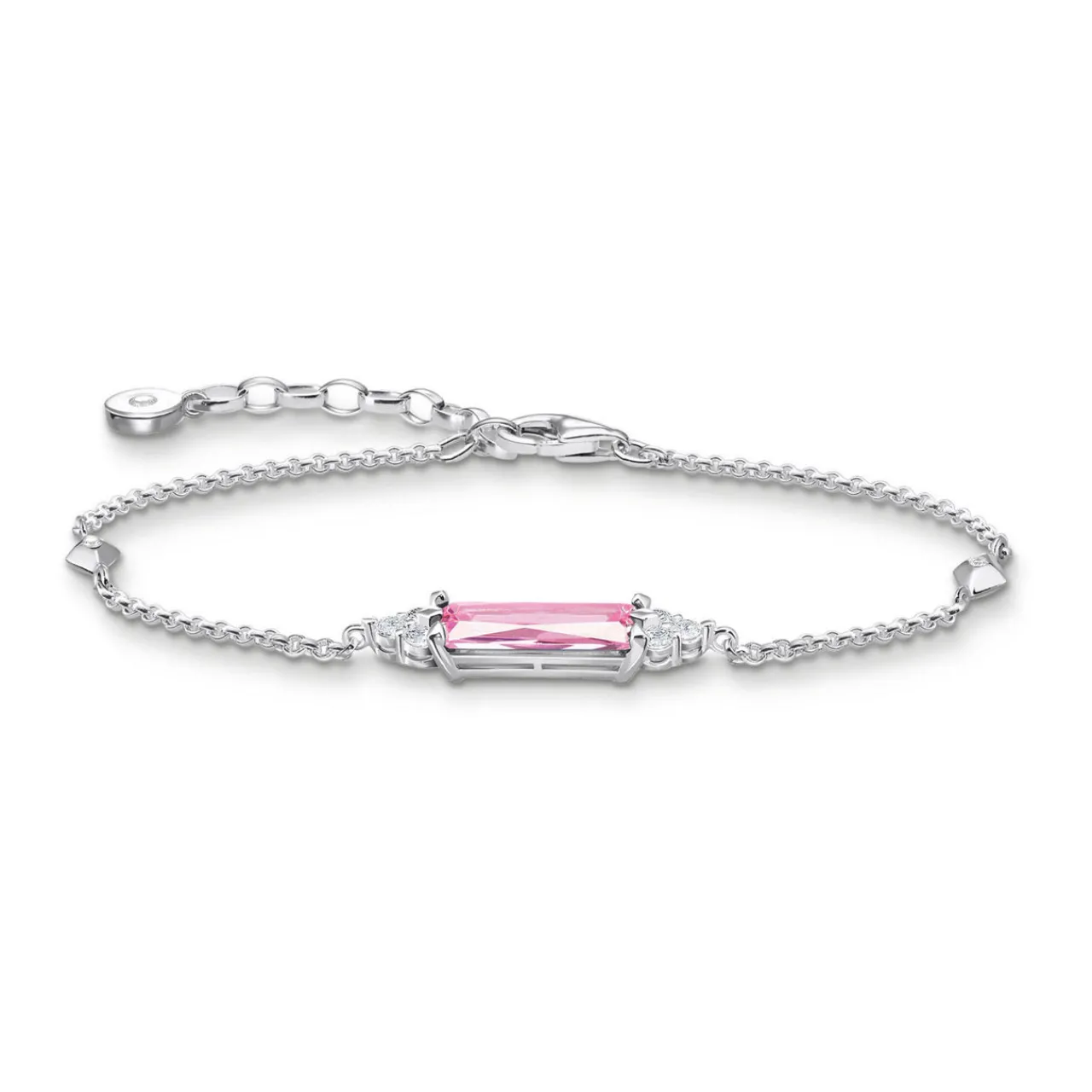 Discount THOMAS SABO Zirconia Pendant Fine Link Bracelet