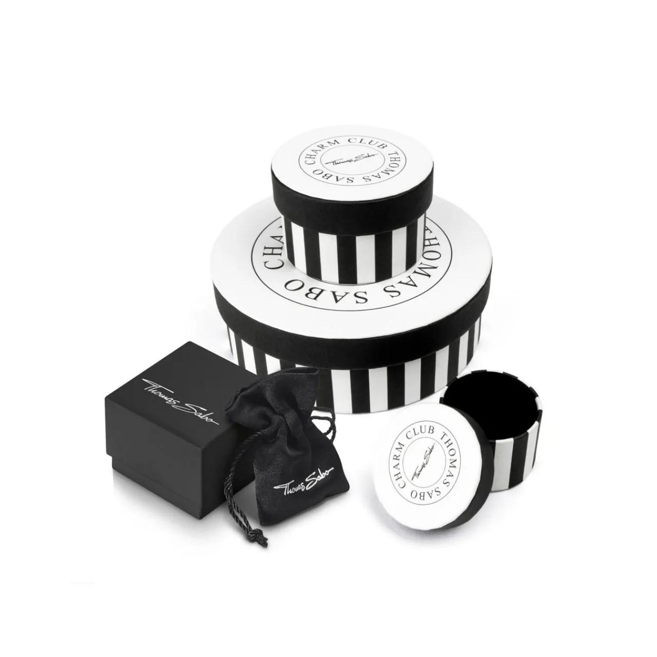 Discount THOMAS SABO Zirconia Pendant Fine Link Bracelet