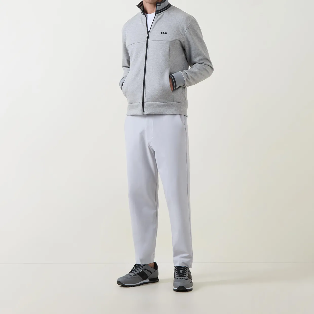 Zone Logo Zip Sweatshirt