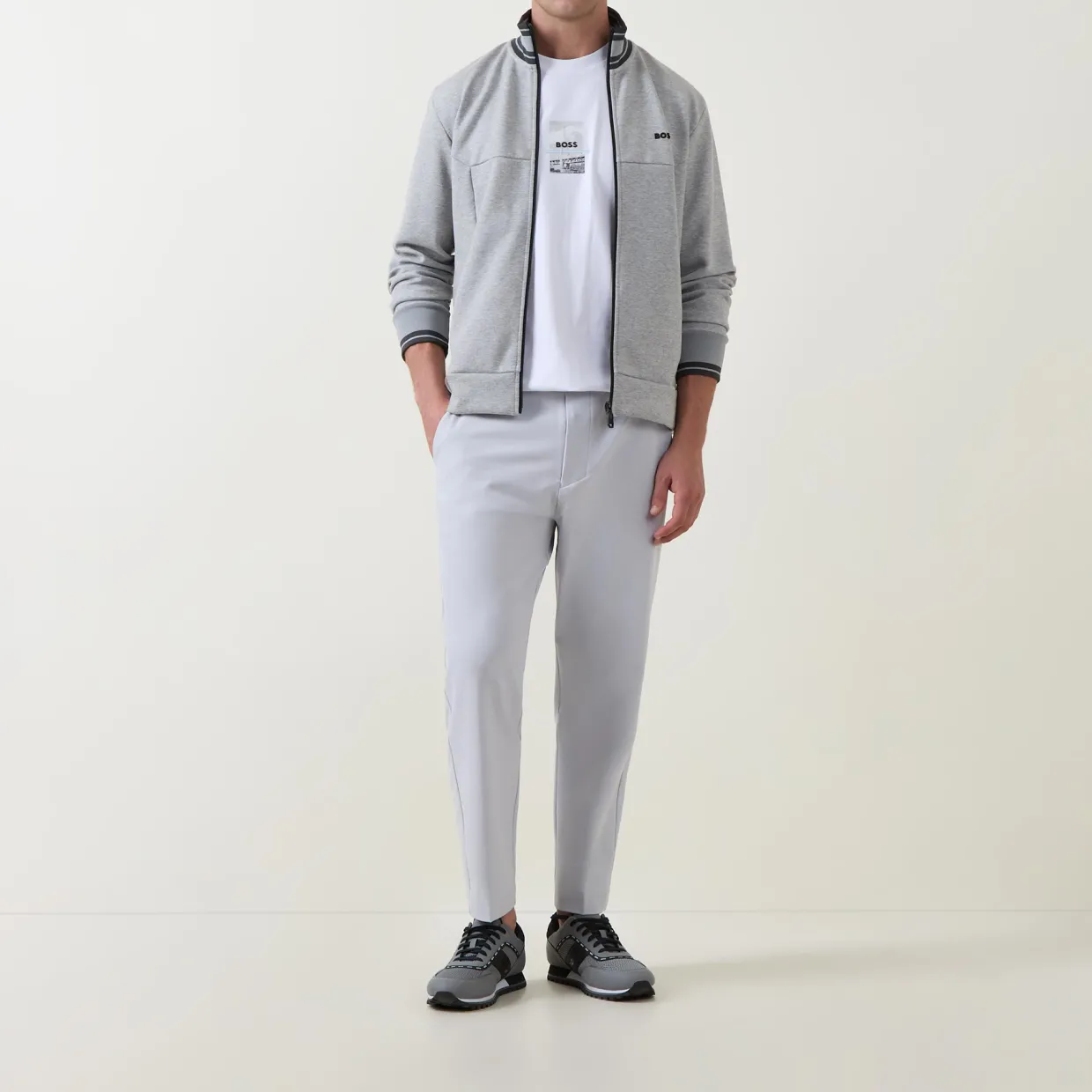 Zone Logo Zip Sweatshirt